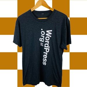 WordPress.org Pokemon Outline Crewneck Short Sleeve Stretchy Jersey Shirt Gray